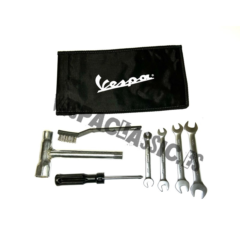 KIT HERRAMIENTAS CON BOLSA NEGRA VESPA