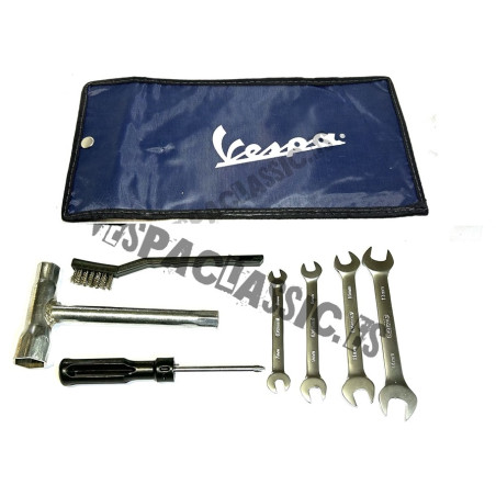 KIT HERRAMIENTAS CON BOLSA AZUL MARINO VESPA