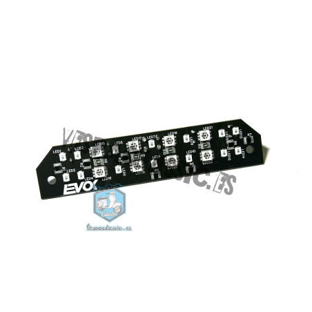 PLACA LED EVOK CON FRENO TRASERO PILOTO VESPA V50