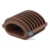 GOMA PEDAL ARRANQUE MARRON VESPA