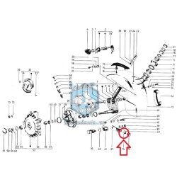 BULON LEVA FRENO DELANTERO VESPA PX
