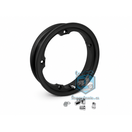 LLANTA ALUMINIO NEGRO MATE TUBELESS 10" VMC VESPA