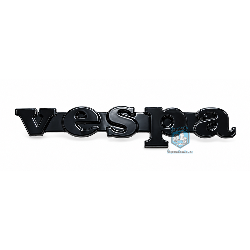 ANAGRAMA FRONTAL NEGRO VESPA